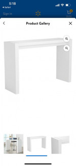 60 Inch Modern High Gloss White Bar Table—BRAND NEW!!!