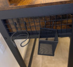 Vanity table with stool