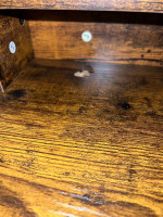 Vanity table with stool