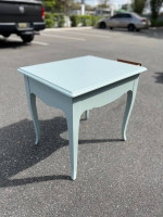 Ethan Allen French Country End Side Table One Drawer - Salt Water