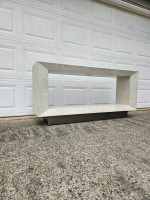 Ethan Allen Braemore rectangular plinth-base console table