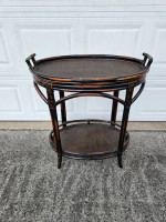Pier1 bamboo rattan tray top table