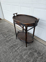 Pier1 bamboo rattan tray top table