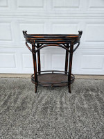 Pier1 bamboo rattan tray top table