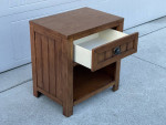 Oak NIGHTSTAND w/ Drawer -Contemporary End Table by American Signature