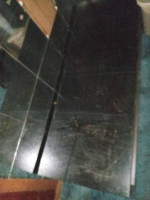 Coffee table - painted dark brown