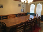 Dining table and 12 chairs