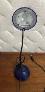 Table Desk Lamp LED Blue Modern Switched Adjustable