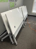 Office Furniture (partitions, conference table, desk, easels)