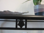 Very Nice,Wood,Glass ,Metal Rectangular Console Table