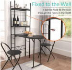 Brand New in Box Small Table and Chairs Set for Two, Black