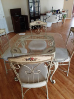 Any family would love gathering around this table and chair set!