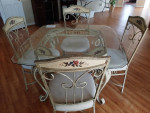 Any family would love gathering around this table and chair set!
