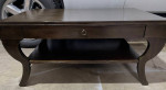Beautiful Dark Brown "Espresso" Wood Coffee Table - Great condition