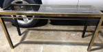 Beautiful Brass/Glass Entrance way/Sofa TABLE - Good condition
