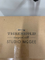 Brand New Copperton Wood X Base Accent Table Natural Threshold