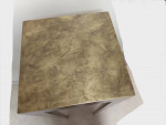 Tall Gold-Accent Fern Table