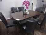 Dining room table and 6 chairs
