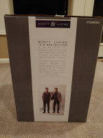 2 - Scott Living 28-in Gold Table Lamps with Fabric Shade