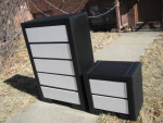 COASTER Furniture DRESSER with 5 drawers and End table with 2 drawers