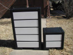 COASTER Furniture DRESSER with 5 drawers and End table with 2 drawers