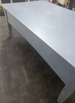 Large wood coffee table