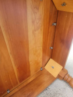 Solid wood side table