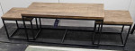 New 3 piece living room table set