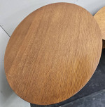 Solid oak coffee and side table