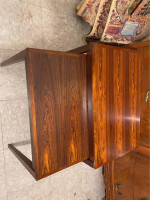 Mid Century Danish Modern Rosewood Nesting Table. By O. Moller