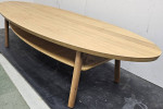 Beautiful surfboard shaped coffee table