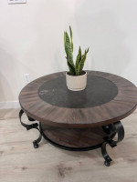 Living Room Coffee Table. Durable Heavy with Granite