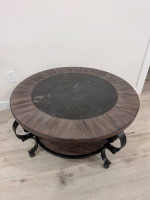 Living Room Coffee Table. Durable Heavy with Granite