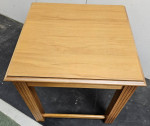 Brand new real wood side table