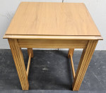 Brand new real wood side table