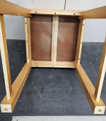 Brand new real wood side table