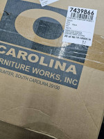 Brand new real wood side table