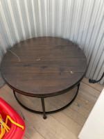 Round coffee table