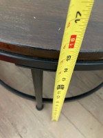 Round coffee table