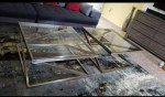 Glass Coylin Square Cocktail Table