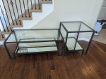 Arhaus coffee table and end table