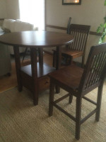 Counter Height Dining Table w/ Stools