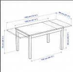Black extendable dining table - $200 OBO