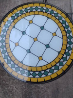 Illuminated Patio side table