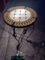 Illuminated Patio side table