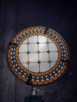 Illuminated Patio side table