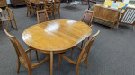 Mid Century Modern Drexel Meridian Dining Table and 4 Chairs