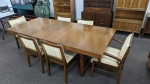 Mid Century Modern American of Martinsville Dining Table And 6 Chairs