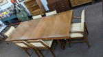 Mid Century Modern American of Martinsville Dining Table And 6 Chairs