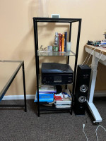 Desk, shelf, side table